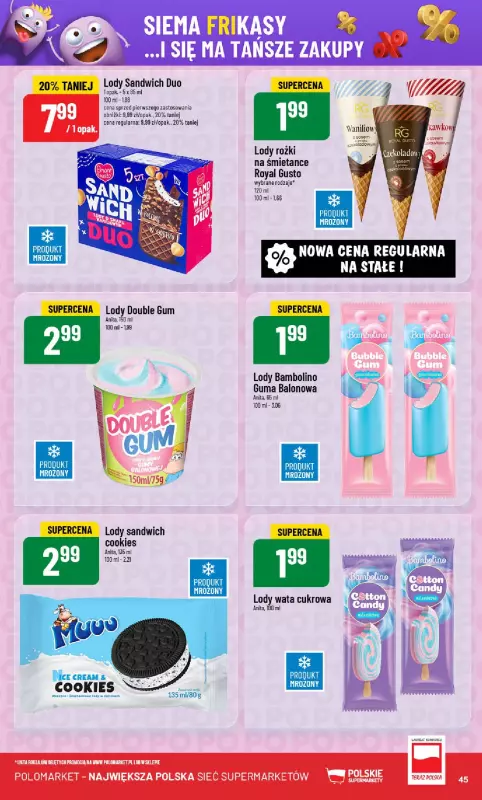 POLOmarket - gazetka promocyjna Gazetka od środy 13.08 do wtorku 19.08 - strona 45