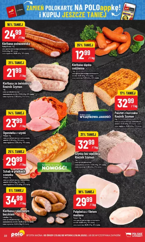 POLOmarket - gazetka promocyjna Gazetka od środy 13.08 do wtorku 19.08 - strona 22
