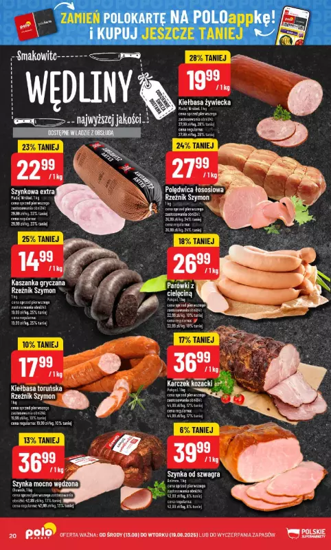 POLOmarket - gazetka promocyjna Gazetka od środy 13.08 do wtorku 19.08 - strona 20