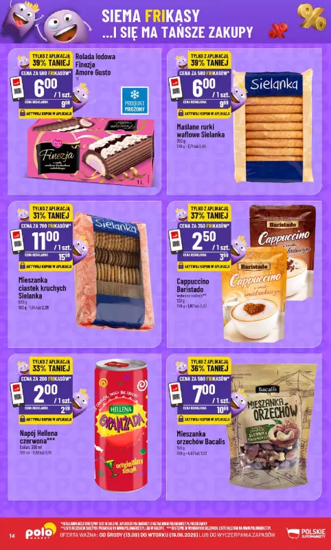 POLOmarket - gazetka promocyjna Gazetka od środy 13.08 do wtorku 19.08 - strona 14