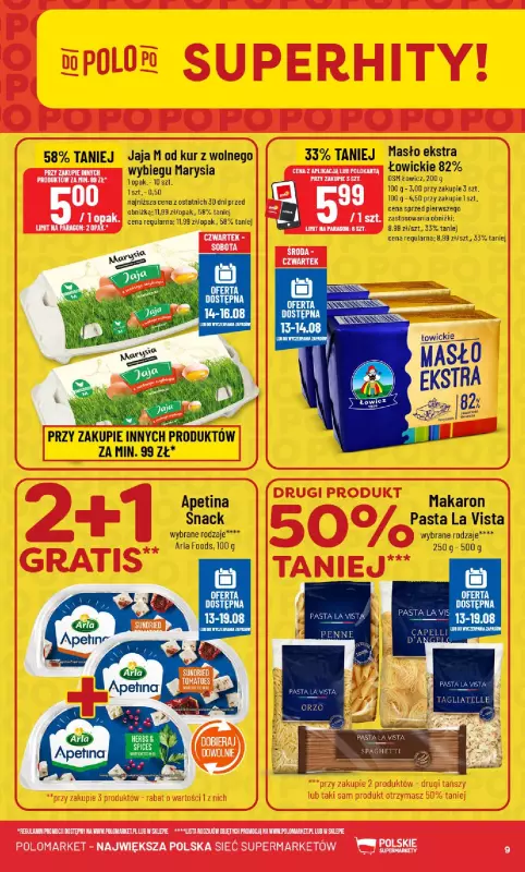 POLOmarket - gazetka promocyjna Gazetka od środy 13.08 do wtorku 19.08 - strona 9