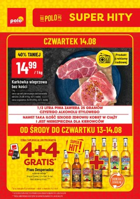 POLOmarket - gazetka promocyjna Super hity od środy 13.08 do soboty 16.08
