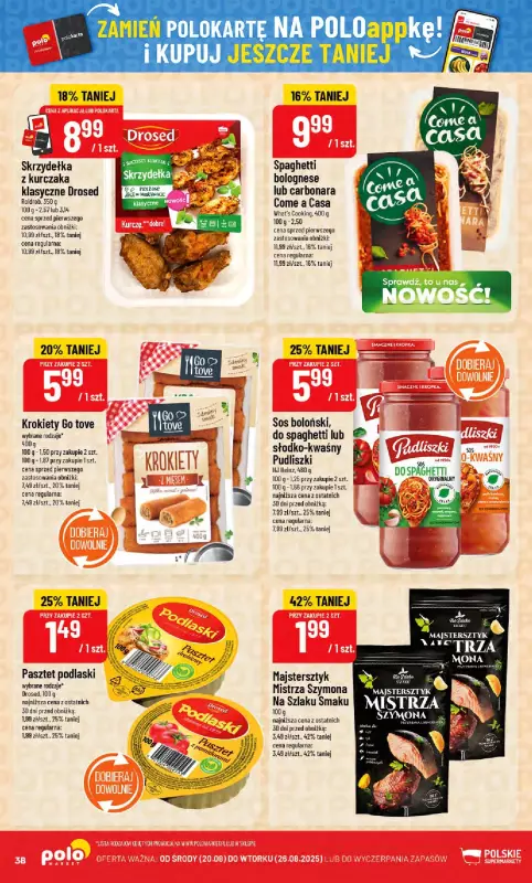POLOmarket - gazetka promocyjna Gazetka od środy 20.08 do wtorku 26.08 - strona 38