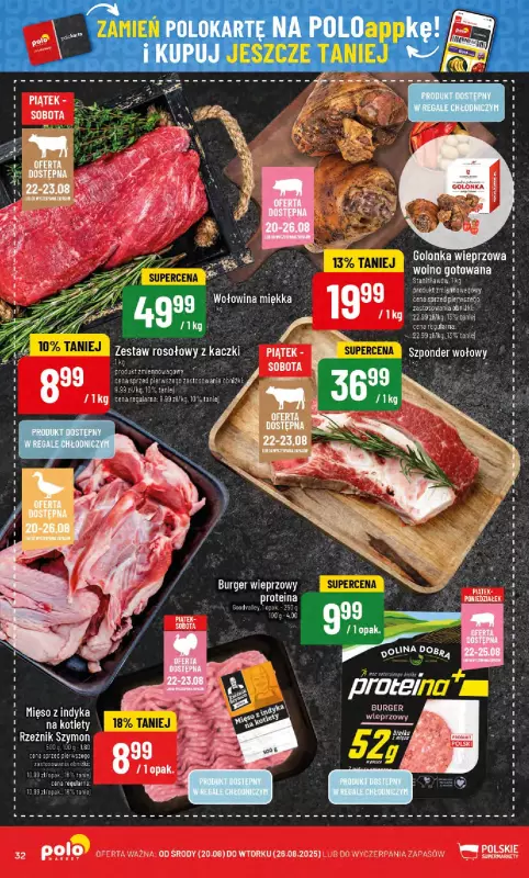 POLOmarket - gazetka promocyjna Gazetka od środy 20.08 do wtorku 26.08 - strona 32