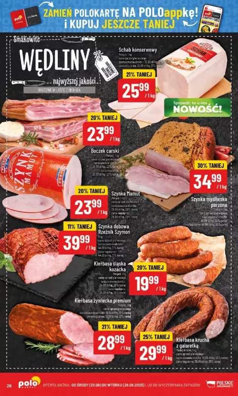 POLOmarket - gazetka promocyjna Gazetka od środy 20.08 do wtorku 26.08 - strona 28