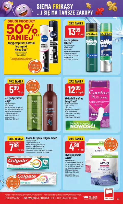 POLOmarket - gazetka promocyjna Gazetka od środy 20.08 do wtorku 26.08 - strona 63