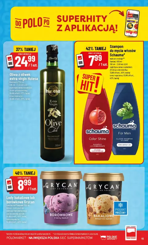 POLOmarket - gazetka promocyjna Gazetka od środy 20.08 do wtorku 26.08 - strona 15