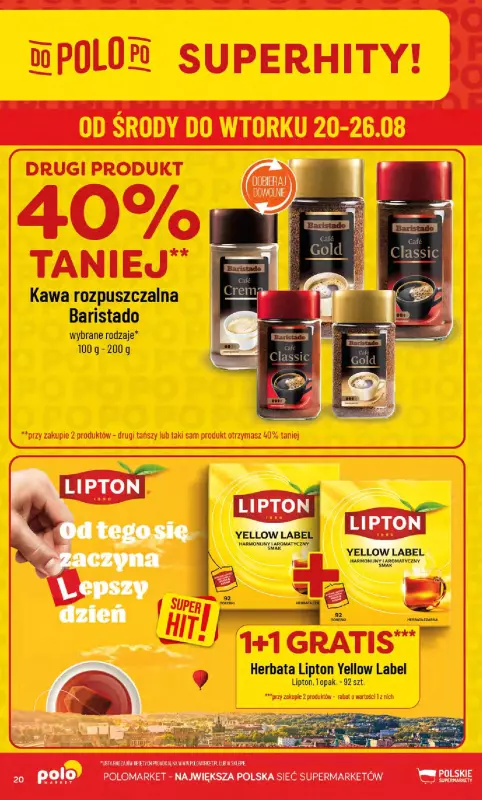 POLOmarket - gazetka promocyjna Gazetka od środy 20.08 do wtorku 26.08 - strona 20