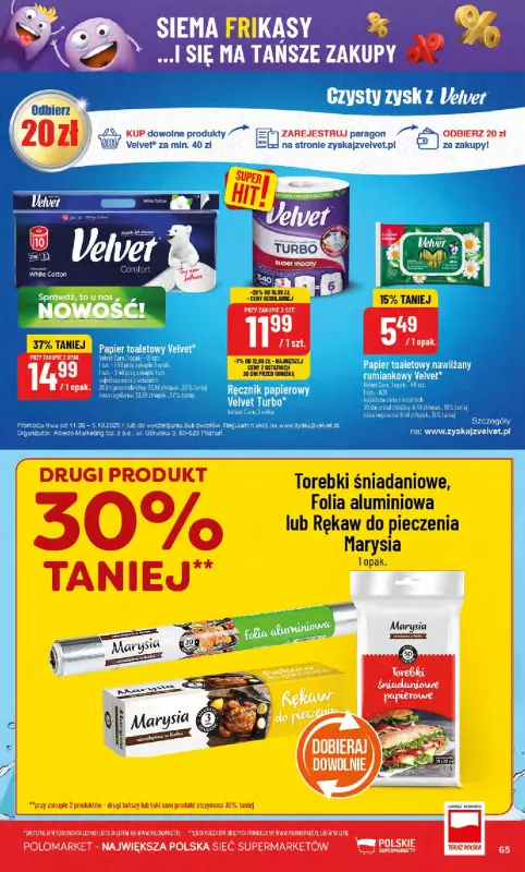 POLOmarket - gazetka promocyjna Gazetka od środy 20.08 do wtorku 26.08 - strona 65