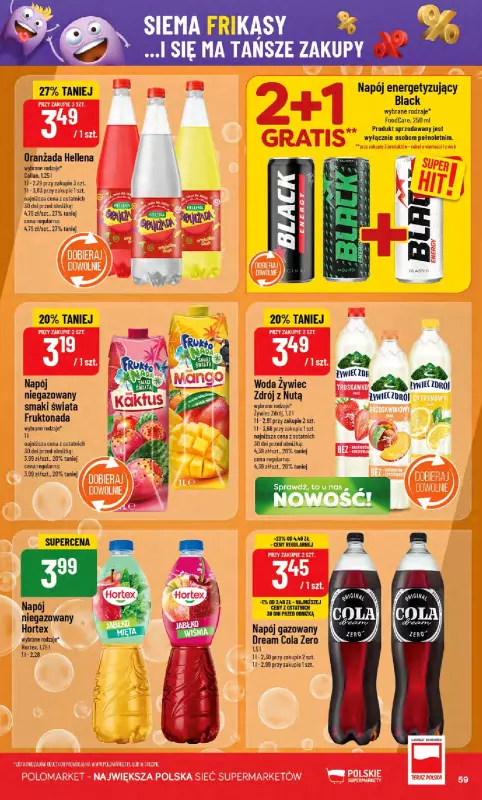 POLOmarket - gazetka promocyjna Gazetka od środy 20.08 do wtorku 26.08 - strona 59