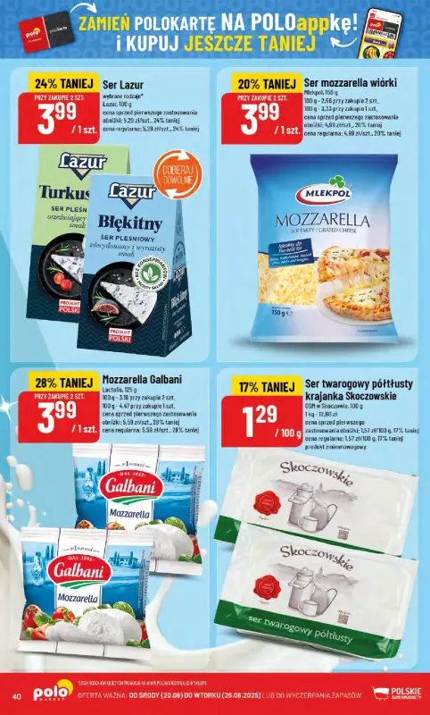 POLOmarket - gazetka promocyjna Gazetka od środy 20.08 do wtorku 26.08 - strona 40