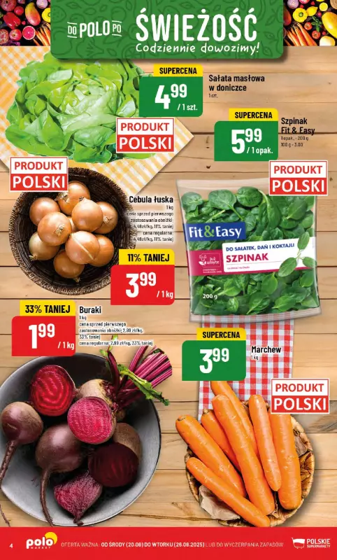 POLOmarket - gazetka promocyjna Gazetka od środy 20.08 do wtorku 26.08 - strona 4