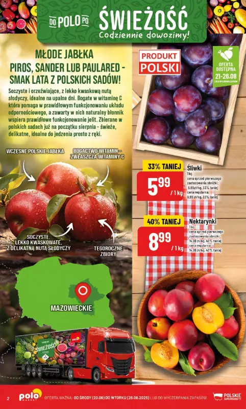 POLOmarket - gazetka promocyjna Gazetka od środy 20.08 do wtorku 26.08 - strona 2