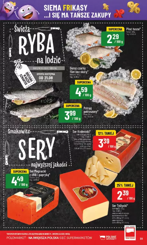 POLOmarket - gazetka promocyjna Gazetka od środy 20.08 do wtorku 26.08 - strona 35