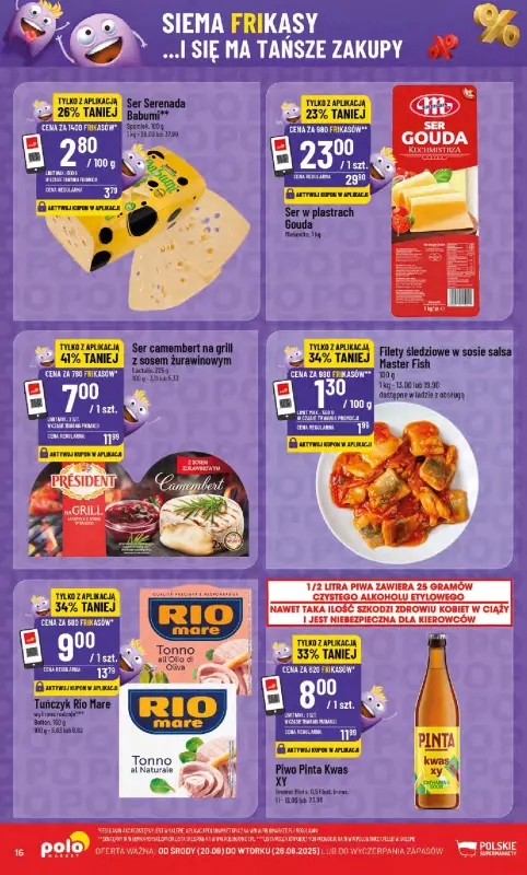 POLOmarket - gazetka promocyjna Gazetka od środy 20.08 do wtorku 26.08 - strona 16