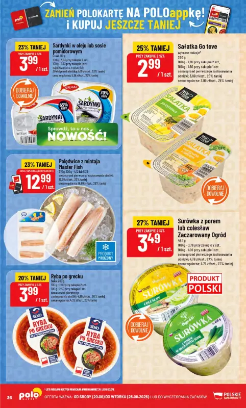 POLOmarket - gazetka promocyjna Gazetka od środy 20.08 do wtorku 26.08 - strona 36