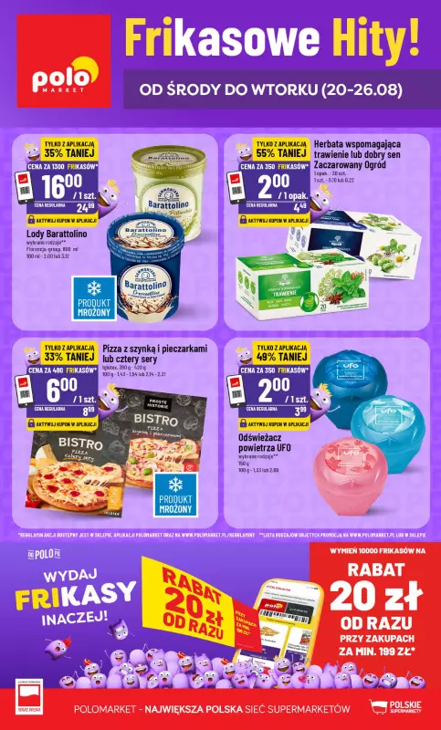 POLOmarket - gazetka promocyjna Frikasowy Katalog od środy 20.08 do wtorku 26.08