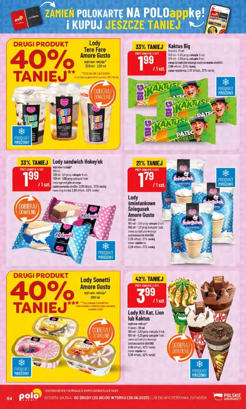 POLOmarket - gazetka promocyjna Gazetka od środy 20.08 do wtorku 26.08 - strona 54