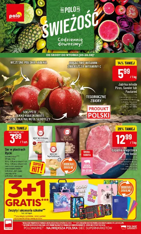 POLOmarket - gazetka promocyjna Gazetka od środy 20.08 do wtorku 26.08