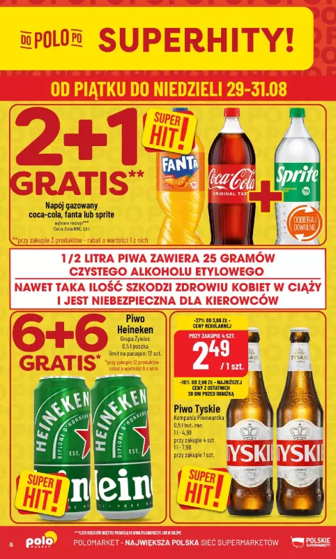 POLOmarket - gazetka promocyjna Gazetka od środy 27.08 do wtorku 02.09 - strona 8