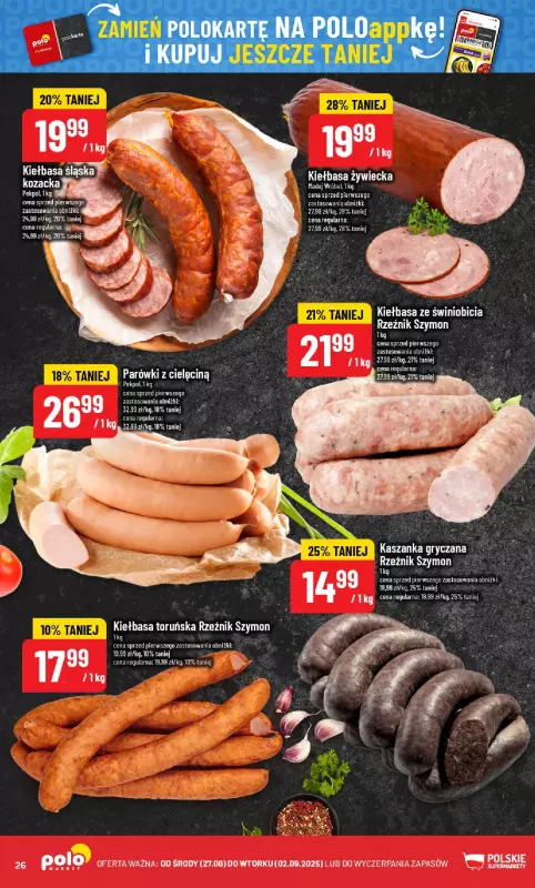 POLOmarket - gazetka promocyjna Gazetka od środy 27.08 do wtorku 02.09 - strona 26