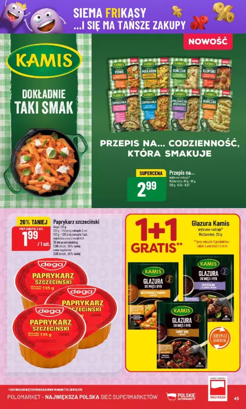 POLOmarket - gazetka promocyjna Gazetka od środy 27.08 do wtorku 02.09 - strona 45