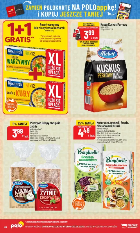 POLOmarket - gazetka promocyjna Gazetka od środy 27.08 do wtorku 02.09 - strona 46