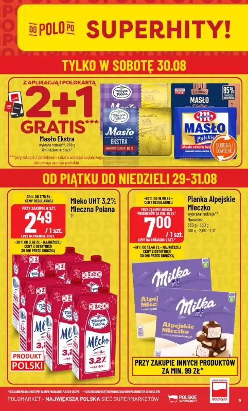 POLOmarket - gazetka promocyjna Gazetka od środy 27.08 do wtorku 02.09 - strona 9