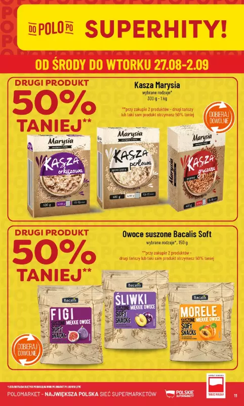 POLOmarket - gazetka promocyjna Gazetka od środy 27.08 do wtorku 02.09 - strona 11