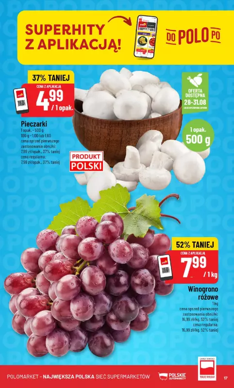POLOmarket - gazetka promocyjna Gazetka od środy 27.08 do wtorku 02.09 - strona 17