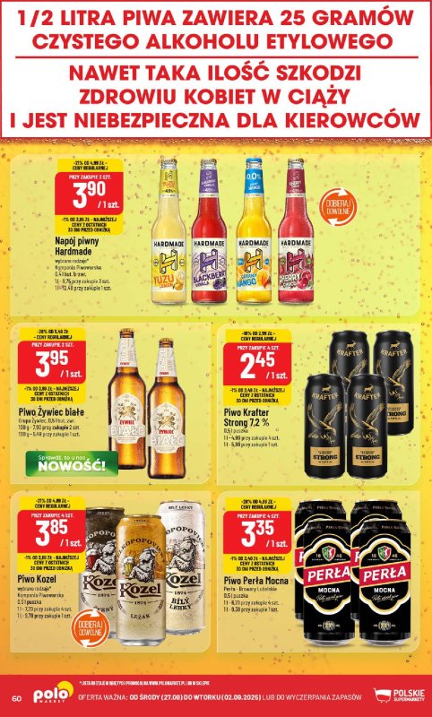 POLOmarket - gazetka promocyjna Gazetka od środy 27.08 do wtorku 02.09 - strona 60