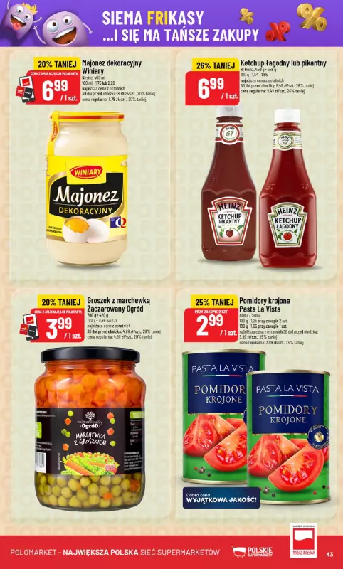 POLOmarket - gazetka promocyjna Gazetka od środy 27.08 do wtorku 02.09 - strona 43