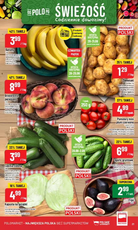 POLOmarket - gazetka promocyjna Gazetka od środy 27.08 do wtorku 02.09 - strona 21