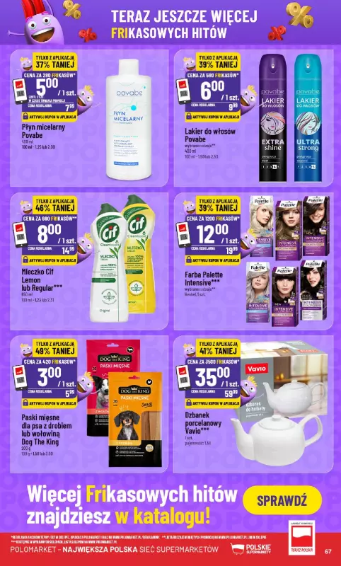POLOmarket - gazetka promocyjna Gazetka od środy 27.08 do wtorku 02.09 - strona 67