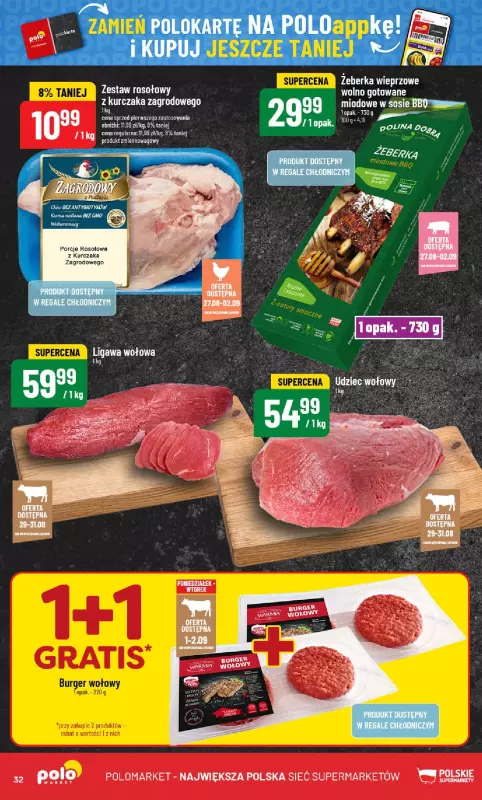 POLOmarket - gazetka promocyjna Gazetka od środy 27.08 do wtorku 02.09 - strona 32