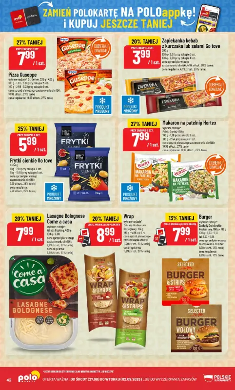 POLOmarket - gazetka promocyjna Gazetka od środy 27.08 do wtorku 02.09 - strona 42