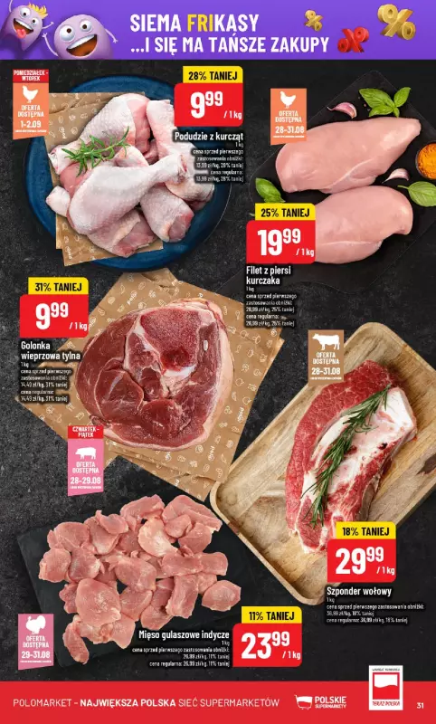 POLOmarket - gazetka promocyjna Gazetka od środy 27.08 do wtorku 02.09 - strona 31
