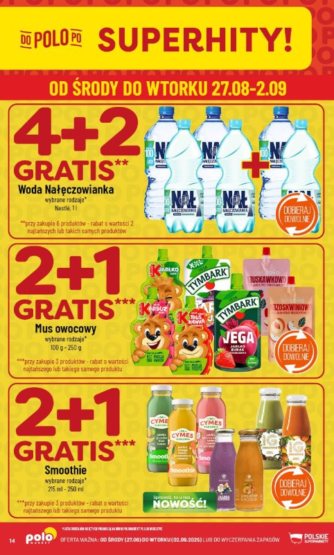 POLOmarket - gazetka promocyjna Gazetka od środy 27.08 do wtorku 02.09 - strona 14