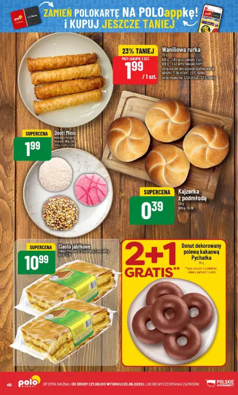 POLOmarket - gazetka promocyjna Gazetka od środy 27.08 do wtorku 02.09 - strona 48