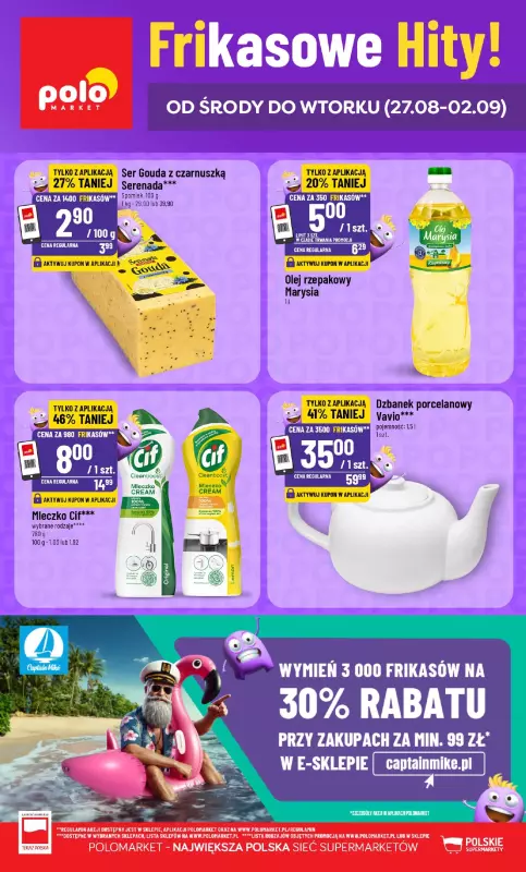 POLOmarket - gazetka promocyjna Frikasowy Katalog od środy 27.08 do wtorku 02.09