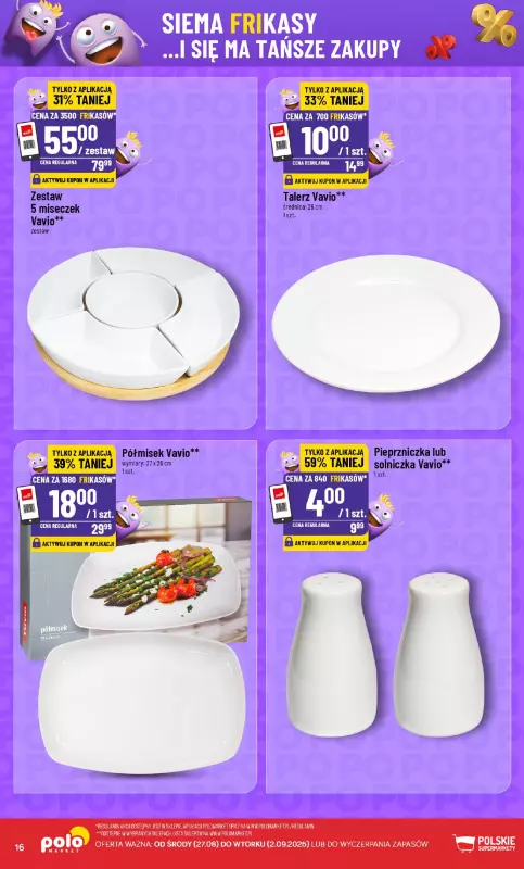 POLOmarket - gazetka promocyjna Frikasowy Katalog od środy 27.08 do wtorku 02.09 - strona 16