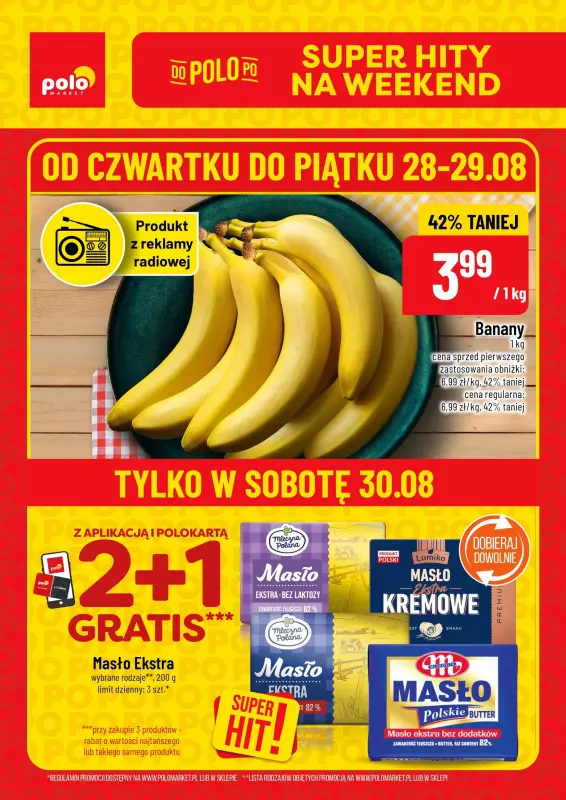 POLOmarket - gazetka promocyjna Super hity na weekend od czwartku 28.08 do niedzieli 31.08