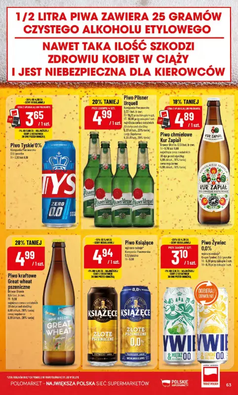 POLOmarket - gazetka promocyjna Gazetka od środy 03.09 do wtorku 09.09 - strona 63