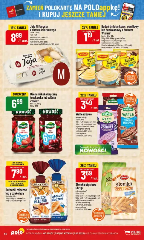 POLOmarket - gazetka promocyjna Gazetka od środy 03.09 do wtorku 09.09 - strona 50