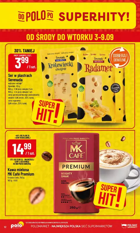 POLOmarket - gazetka promocyjna Gazetka od środy 03.09 do wtorku 09.09 - strona 12