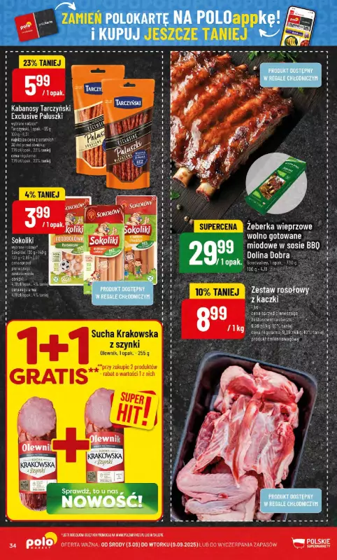 POLOmarket - gazetka promocyjna Gazetka od środy 03.09 do wtorku 09.09 - strona 34