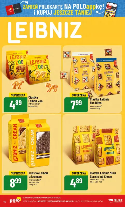 POLOmarket - gazetka promocyjna Gazetka od środy 03.09 do wtorku 09.09 - strona 52