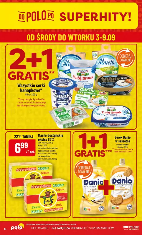 POLOmarket - gazetka promocyjna Gazetka od środy 03.09 do wtorku 09.09 - strona 14
