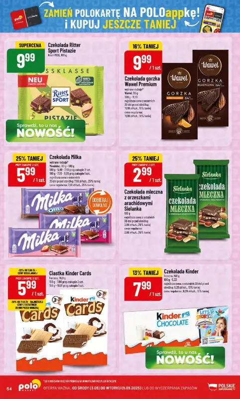 POLOmarket - gazetka promocyjna Gazetka od środy 03.09 do wtorku 09.09 - strona 54