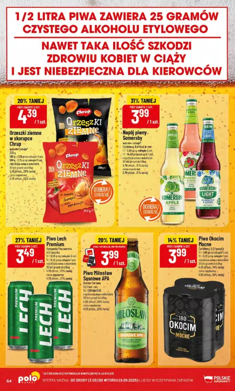 POLOmarket - gazetka promocyjna Gazetka od środy 03.09 do wtorku 09.09 - strona 64